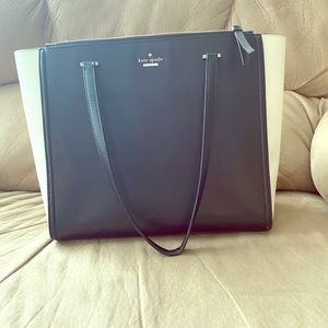 Large Black & White Kate Spade Tote
